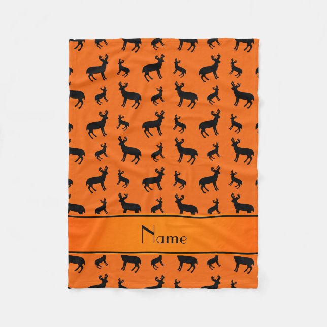 Manta Polar Raya anaranjada conocida personalizada del naranja (Anverso)