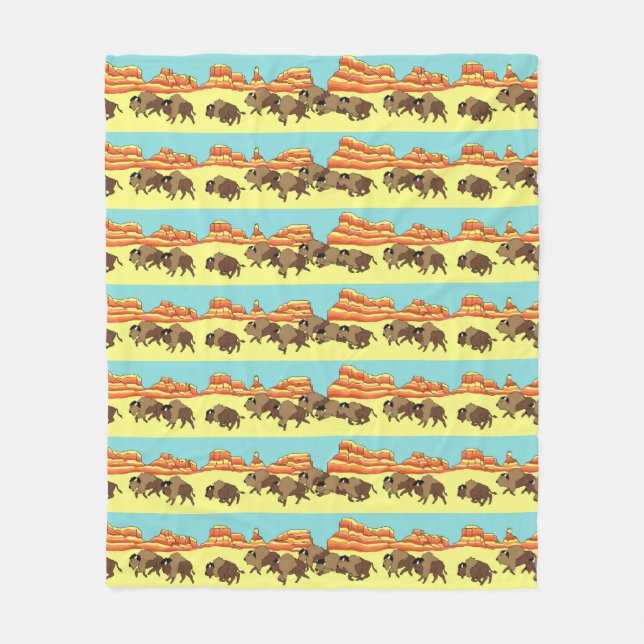 Manta Polar Raya del búfalo del sudoeste (Anverso)