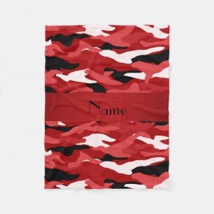 Manta Polar Raya roja conocida personalizada del rojo del