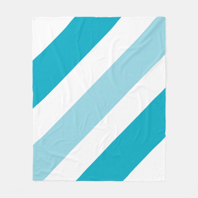 Manta Polar Rayado de dos tonos (Anverso)