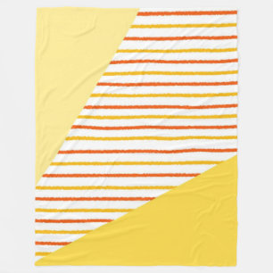 Manta Polar rayas abstractas arte moderno