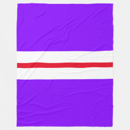 Manta Polar Rayas de Carreras blanca rosada violeta violeta y 