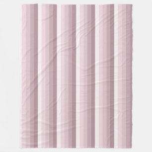 Manta Polar rayas de sombra de cuarzo Rosa