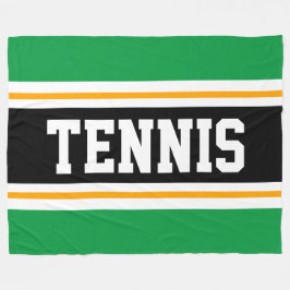 Manta Polar Rayas de TENIS verdes naranjas y negras atrevidas