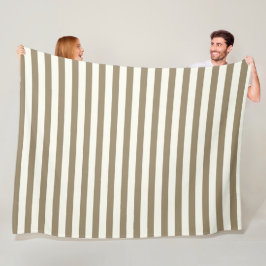 Manta Polar Rayas modernas patrón de moda gris blanco para él