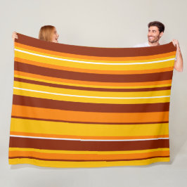 Manta Polar Rayas Retro Groovy Strin Vintage
