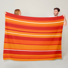 Manta Polar Rayas Retro Groovy Strin Vintage
