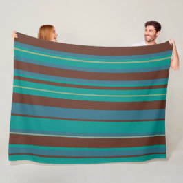 Manta Polar Rayas Retro Groovy Strin Vintage