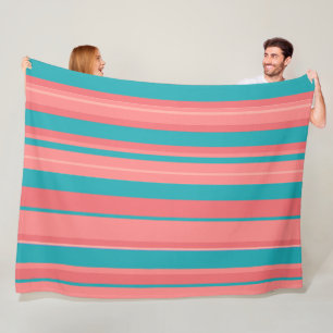 Manta Polar Rayas Retro Vintage Groovy a Rayas