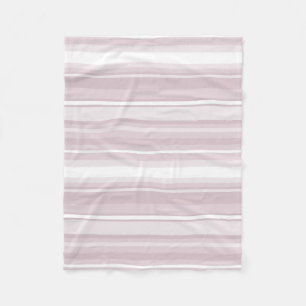 Manta Polar rayas rosadas de cuarzo Rosa