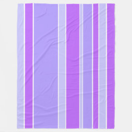 Manta Polar Rayas violetas