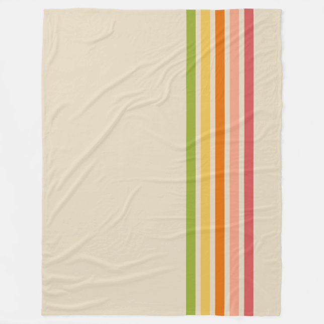 Manta Polar Rayo Sherbet Vintage Stried (Anverso)