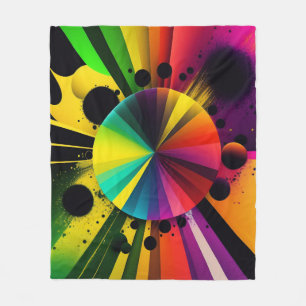 Manta Polar Rayos de color modernos 3D Resumen geométrico