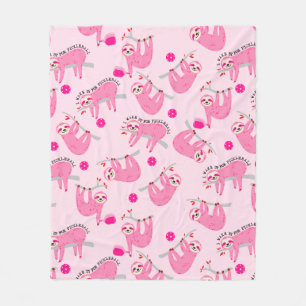 Manta Polar Razones de pickleball rosado 🦥