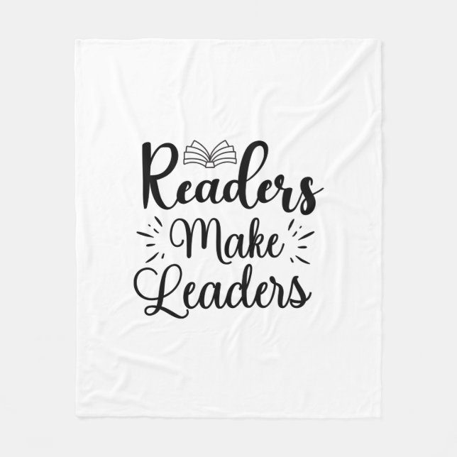 Manta Polar Reading Art Readers Make Leaders (Anverso)
