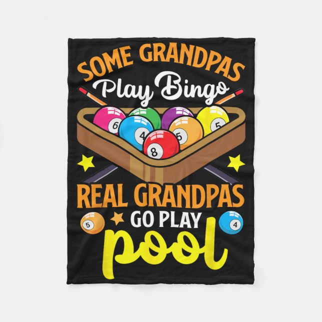 Manta Polar Real Grandpas Funny Pool Player Billiards Billiard (Anverso)
