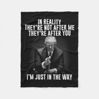 Manta Polar Realidad No Están Después De Mí, Están Después De