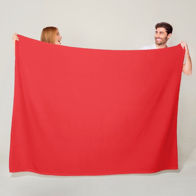 Manta Polar Realmente Rojo (In situ)