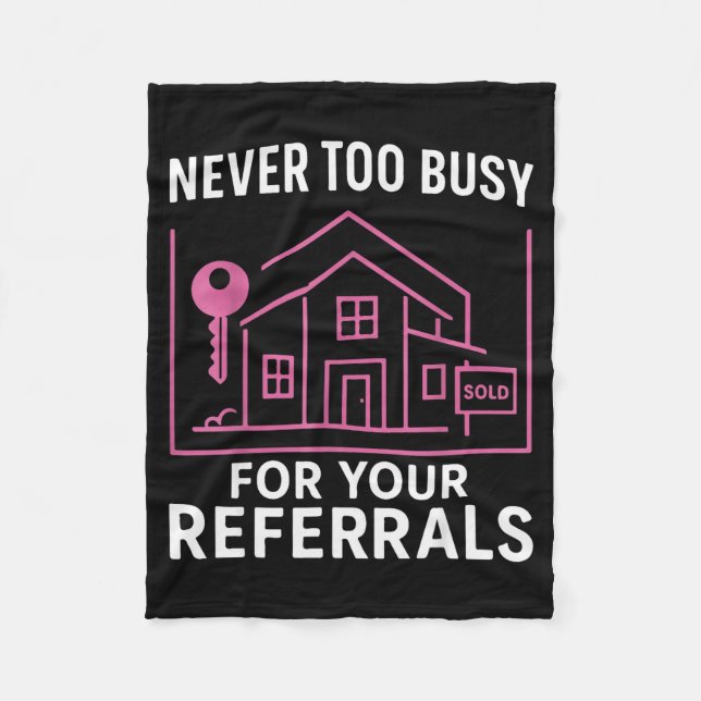 Manta Polar Realtor Never To Busy For Your Referrals  (Anverso)