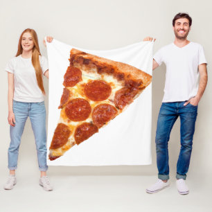 Manta Polar rebanada de pizza de pepperoni clásica de Slippery