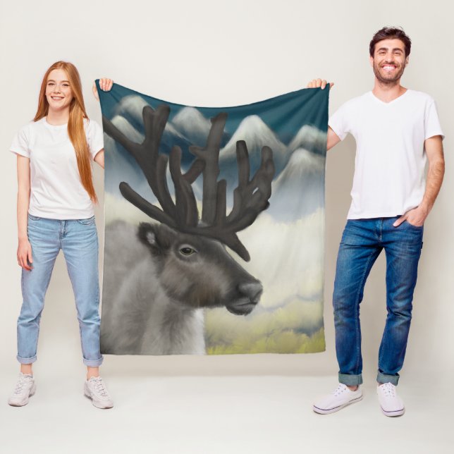 Manta Polar Rebelión del otoño: majestuosos renos (In situ)