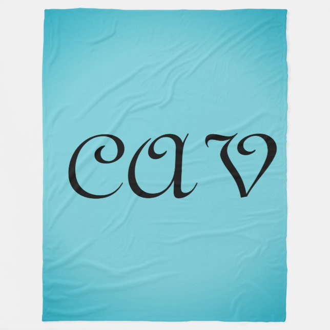 Manta Polar Recoleta Cornflower Blue (Anverso)