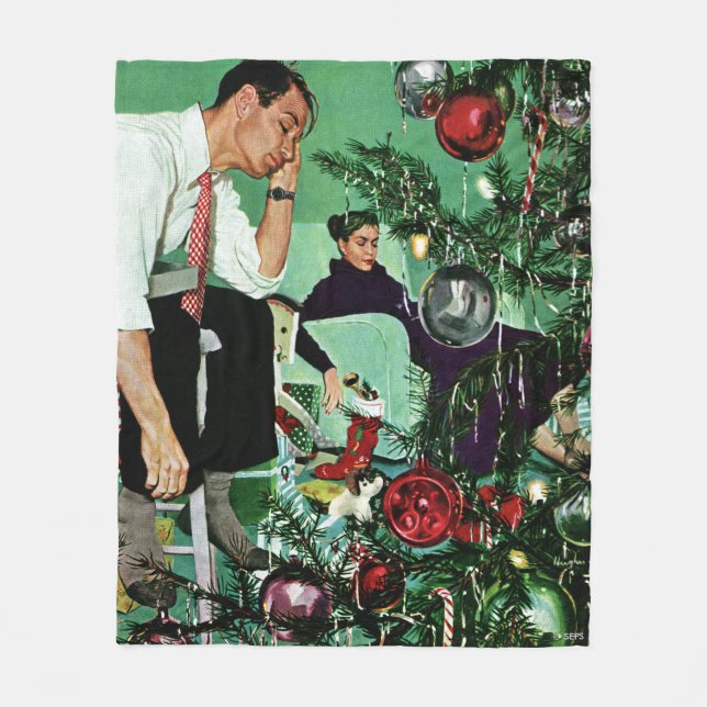 Manta Polar Recortar el árbol (Anverso)