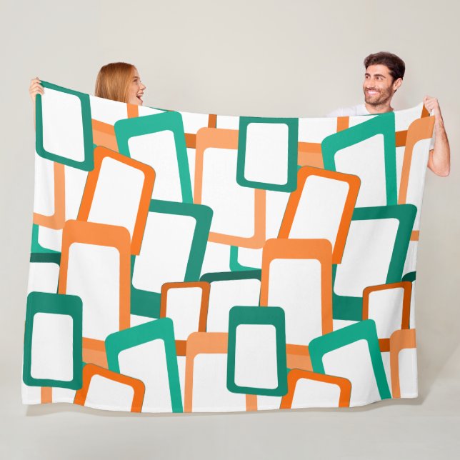 Manta Polar Rectángulos modernos de mediados del siglo (In situ)