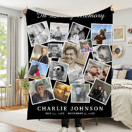 Manta Polar Recuento 17 Memorial de los funerales del Collage 