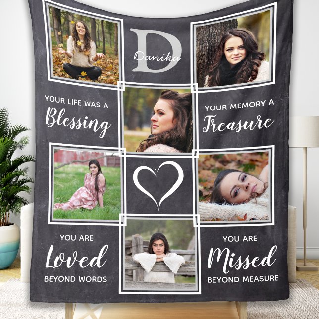 Manta Polar Recuerdo del nombre del monograma familiar Keepsak (Subido por el creador)