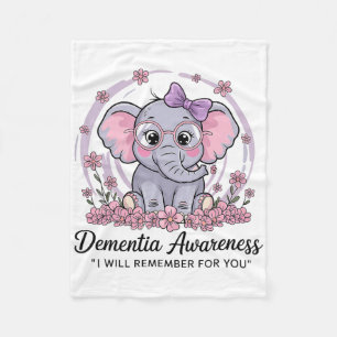 Manta Polar Recuerdo Para Ti Elefante Lindo Conciencia de Deme