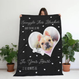Manta Polar Recuerdo Personalizado de Mascota Pérdida de Masco