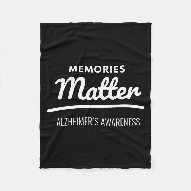 Manta Polar Recuerdos conciencia alzheimer (Anverso)