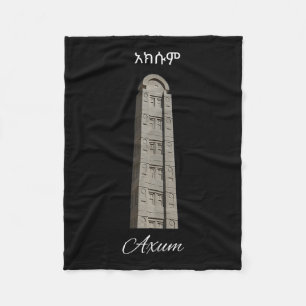 Manta Polar Recuerdos de monumentos de la roca Axum - Antiguo