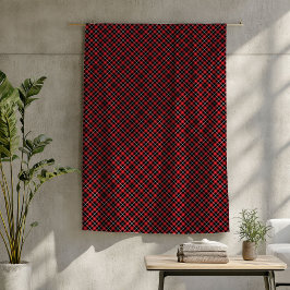 Manta Polar Red and Black Blanket – Classic Tartan Cabin Style