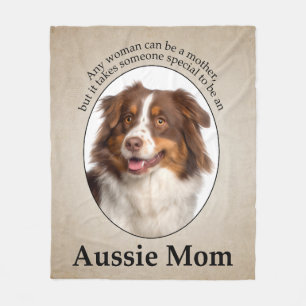 Manta Polar Red Australian Shepherd Mom