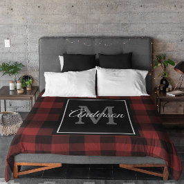Manta Polar Red Buffalo Plaid | Personal Inicial | Fleece de r