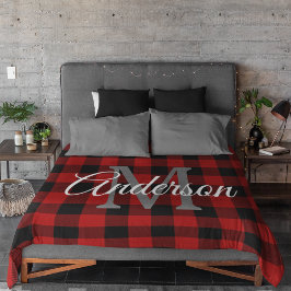 Manta Polar Red Buffalo Plaid | Personal Inicial | Regalo