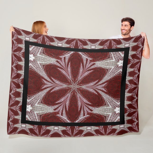 Manta Polar Red Daisy (In situ)