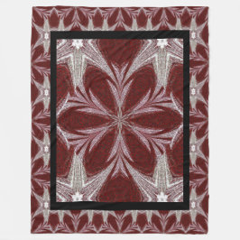 Manta Polar Red Daisy