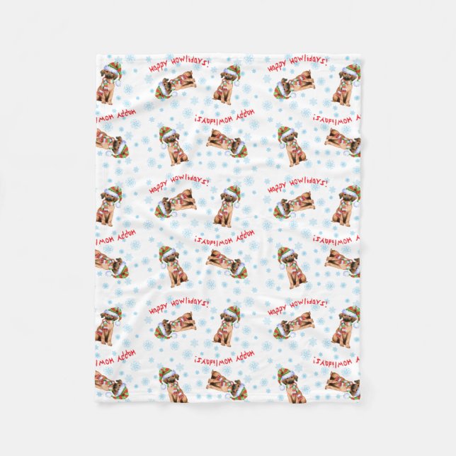 Manta Polar Red de Howlidays (Anverso)