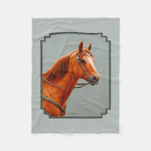 Manta Polar Red Dun Chestnut Sorrel Western Quarter Horse Flee