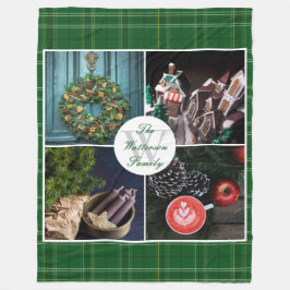 Manta Polar Red fotográfica personalizada de Navidades de hipo