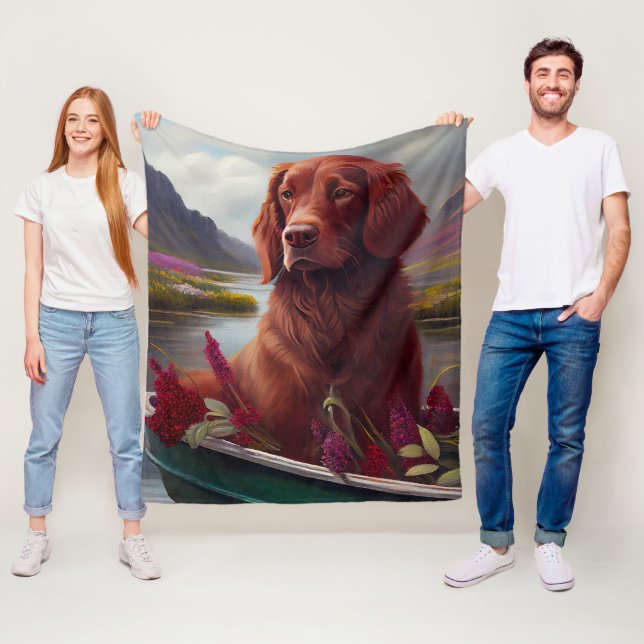 Manta Polar Red irlandés sobre un remo: una aventura escénica (In situ)