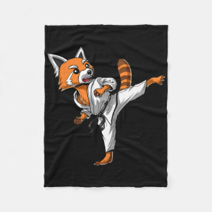 Manta Polar Red Panda Karate Ninja Martial Arts Kickboxing Tae