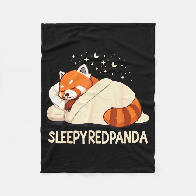 Manta Polar Red Panda Sleep Pajamas  (Anverso)