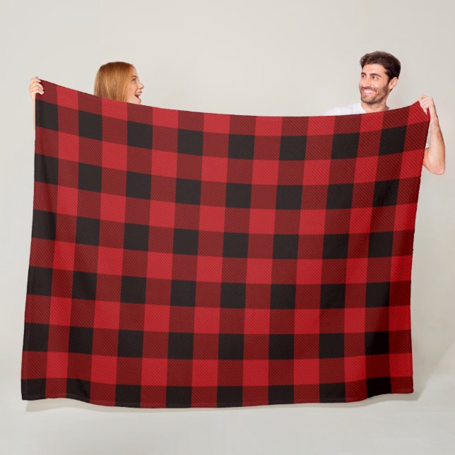 Manta Polar Red Plaid (In situ)