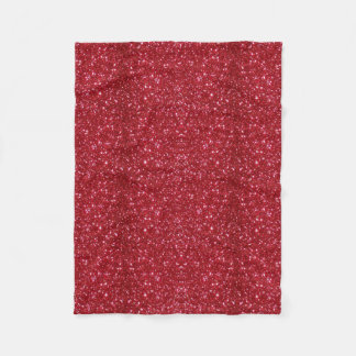 Manta Polar Red Purpurina Fleece Blanket