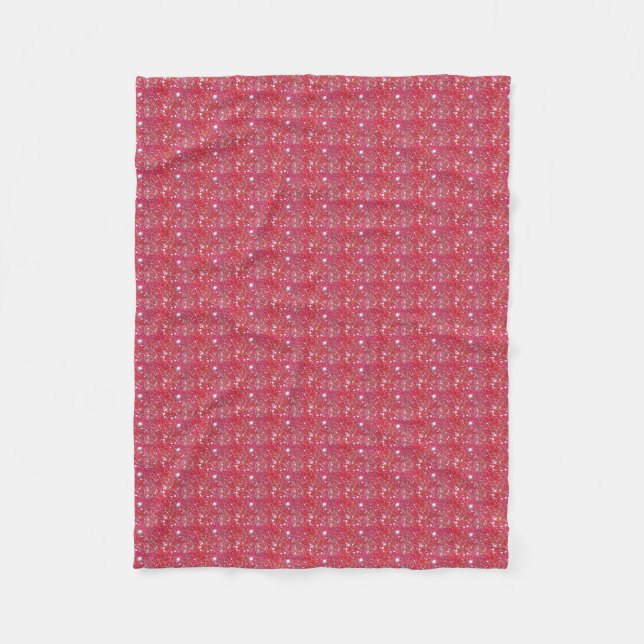 Manta Polar Red Sparkle Fleece Blanket (Anverso)