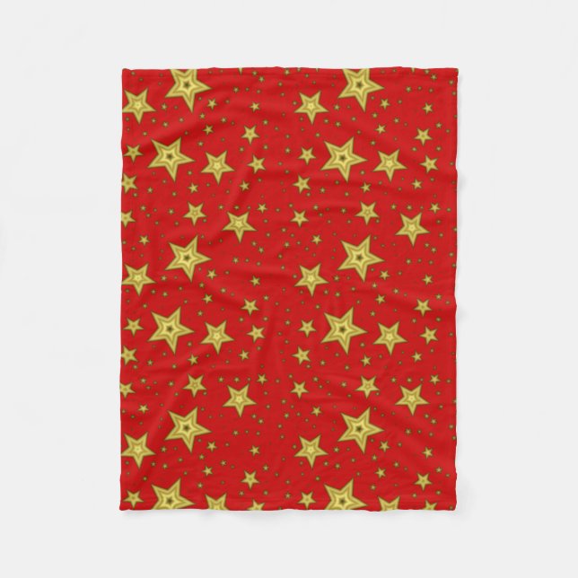 Manta Polar Red star blanket (Anverso)